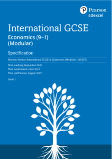 International GCSE in Economics (Modular) specification 
